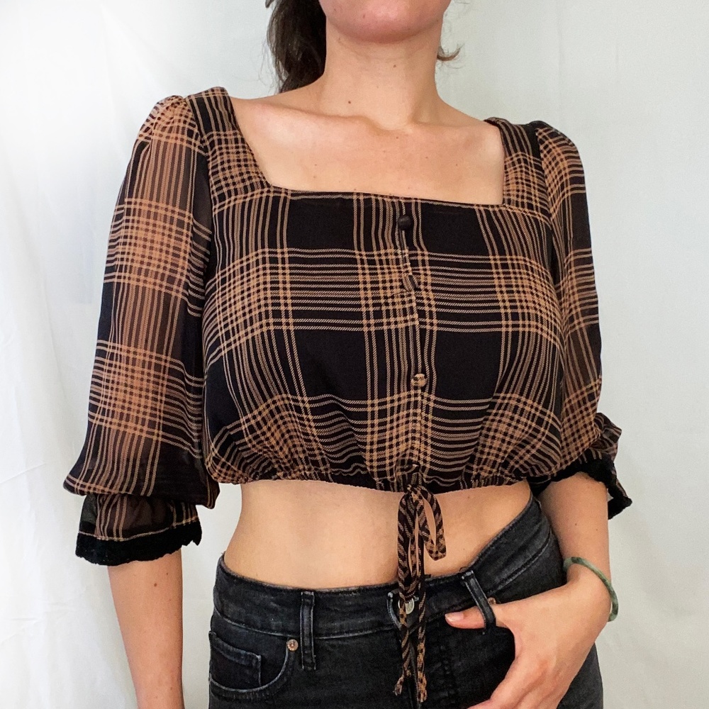 Peasant Crop Top